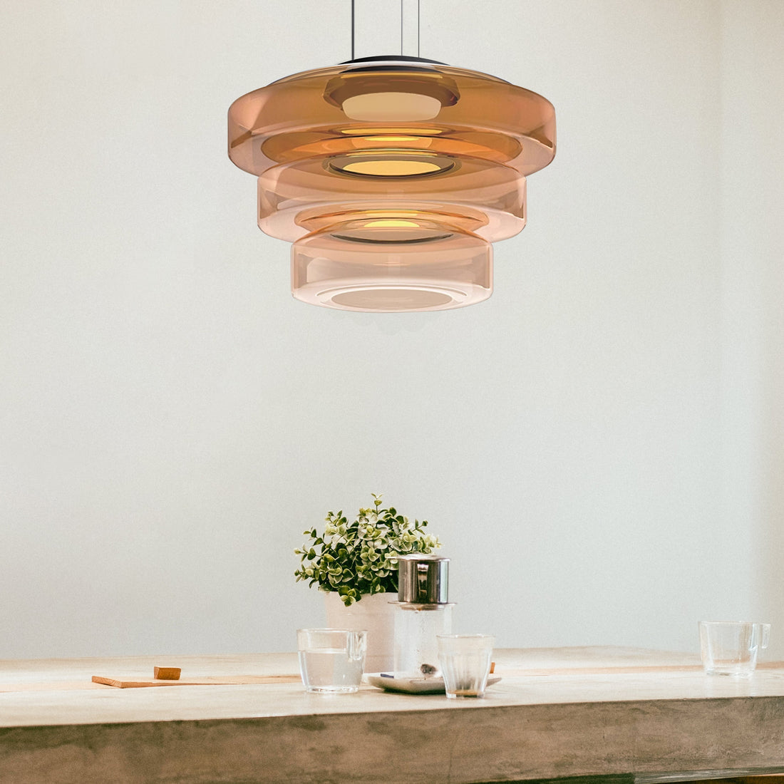 BauhausLuxe - Glass Pendant Lights in a Modern Style