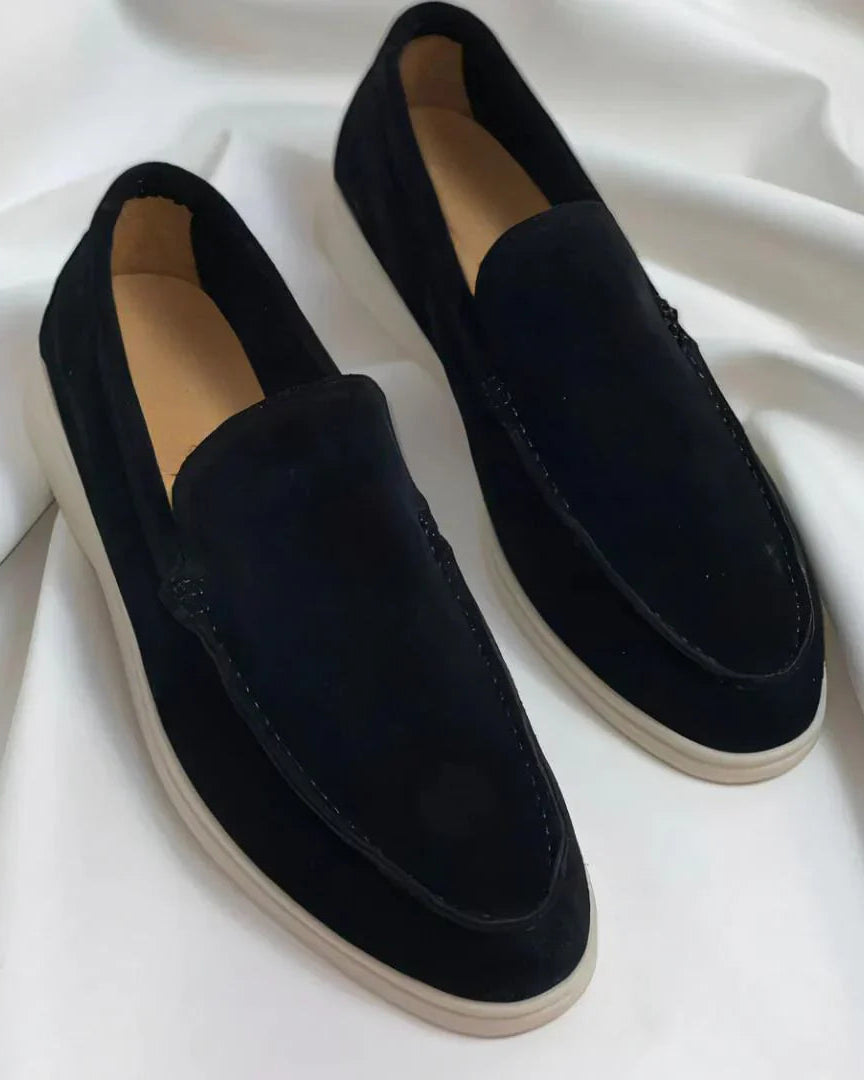 Kallos London | Elegant Premium Suede Slip-On Loafers