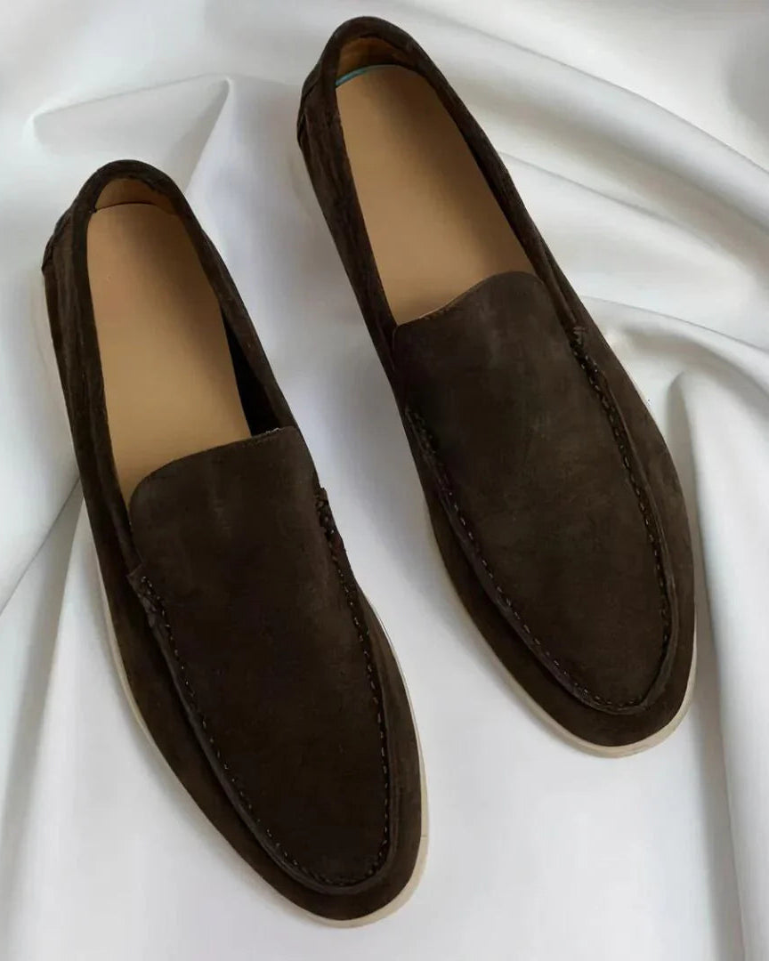 Kallos London | Elegant Premium Suede Slip-On Loafers