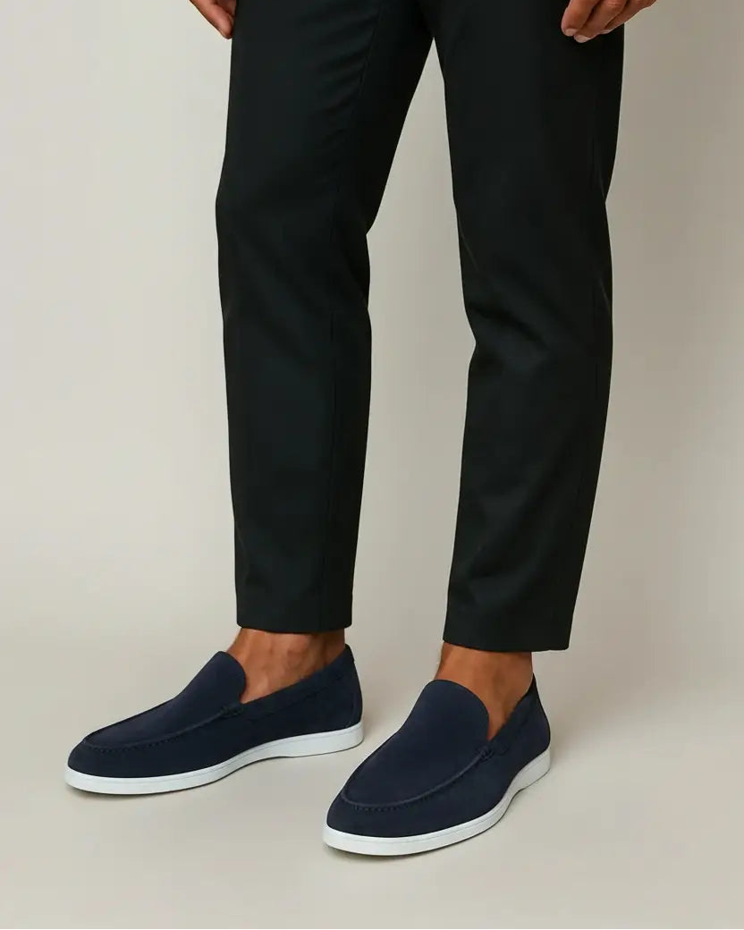 Kallos London | Elegant Premium Suede Slip-On Loafers