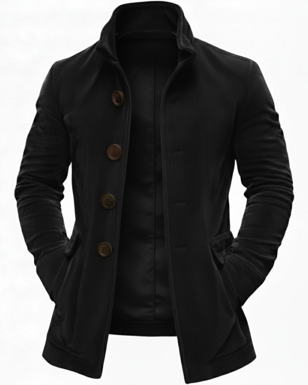 Kallos London | Men’s Corduroy Jacket Stand Collar