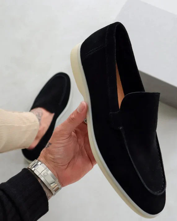 Kallos London | Elegant Premium Suede Slip-On Loafers
