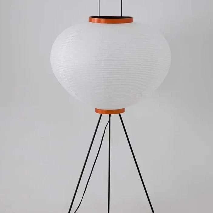 Lampe sur pied japonaise à lumière douce