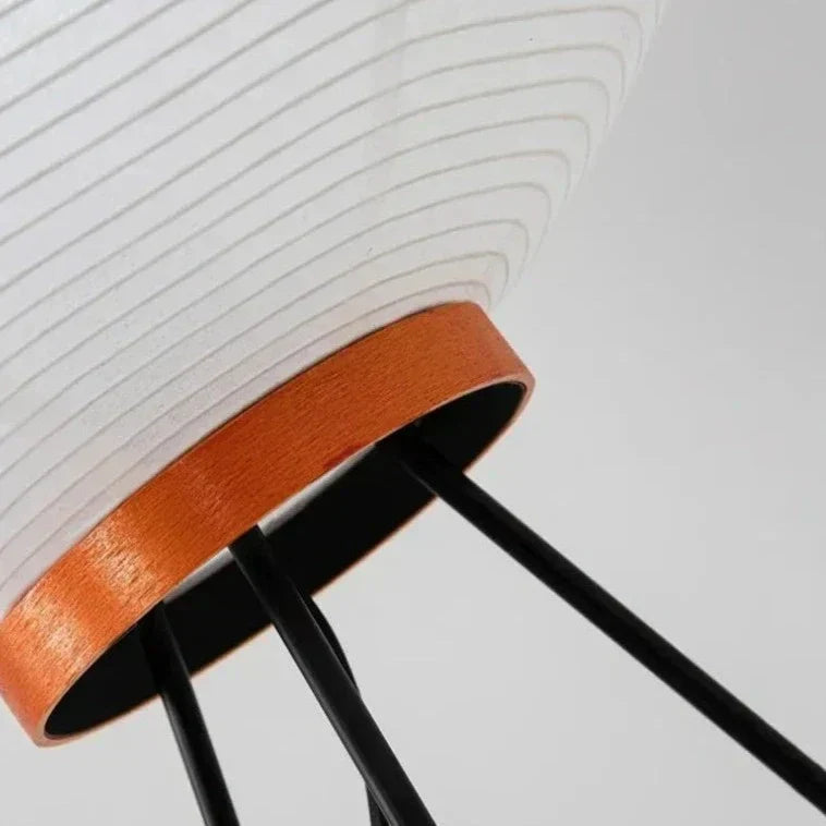Lampe sur pied japonaise à lumière douce