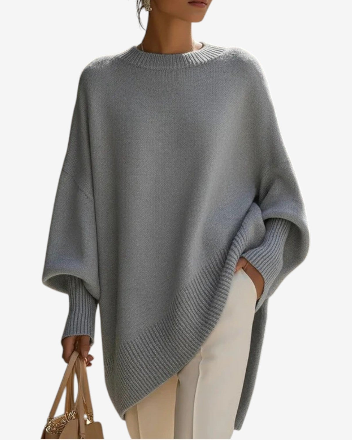 Kallos London | Relaxed Cashmere Blend Knit Sweater