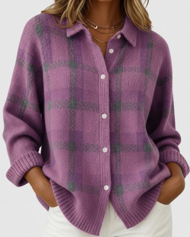 Kallos London | Classic Striped Soft Knit Sweater