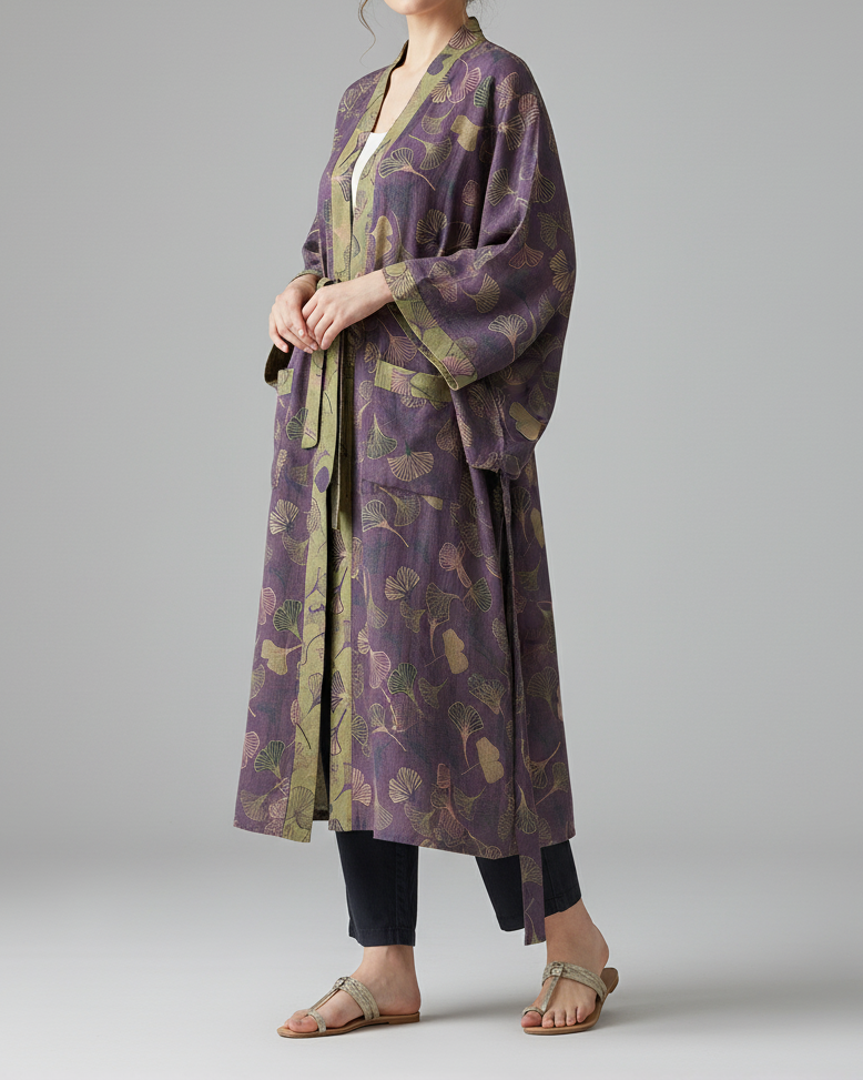 Kallos London | Cotton Gauze Kimono Robe