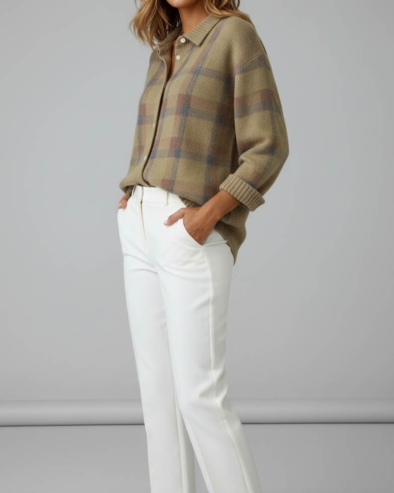 Kallos London | Classic Striped Soft Knit Sweater