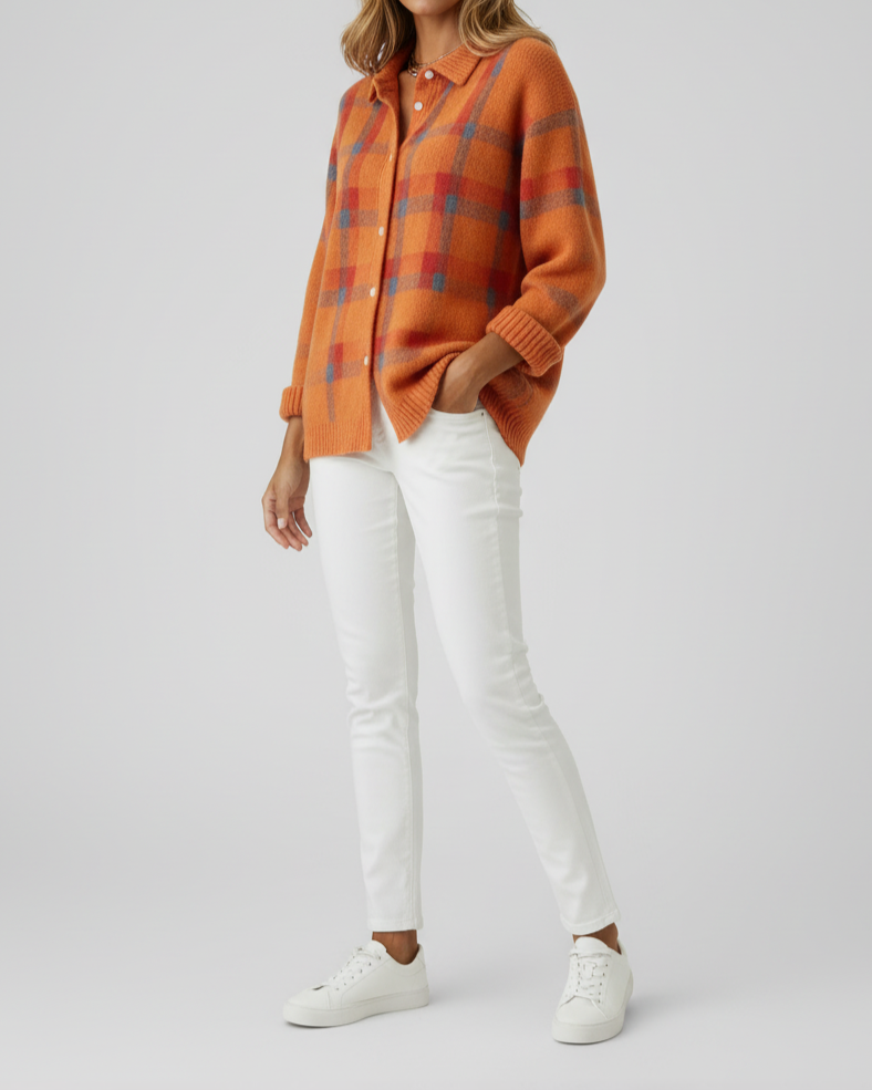 Kallos London | Classic Striped Soft Knit Sweater