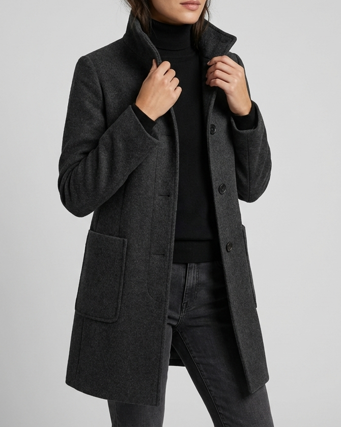 Kallos London | Premium Warm Slim-Fit Winter Coat