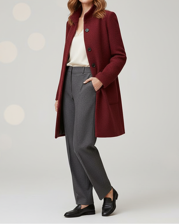 Kallos London | Premium Warm Slim-Fit Winter Coat