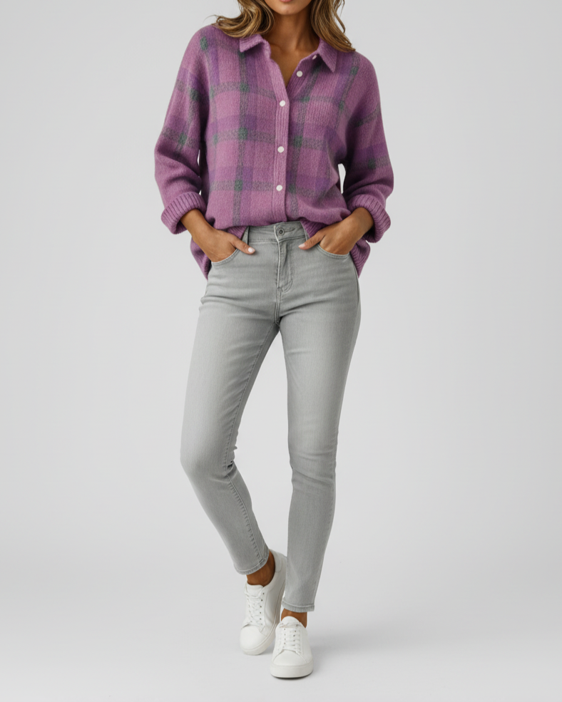 Kallos London | Classic Striped Soft Knit Sweater