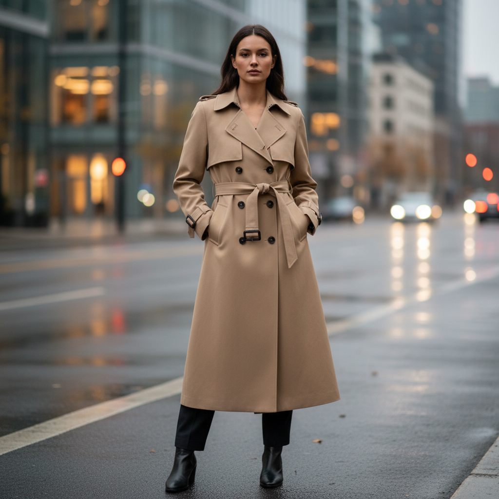 Timeless Belted Trench Coat