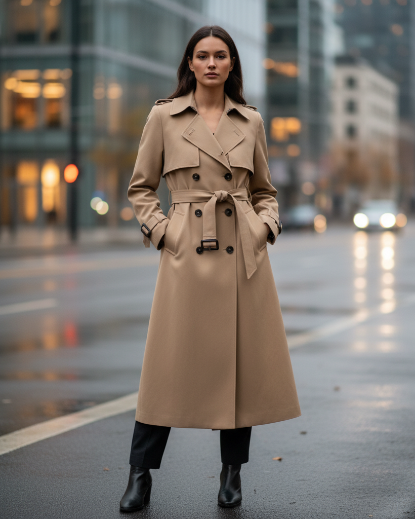 Timeless Belted Trench Coat