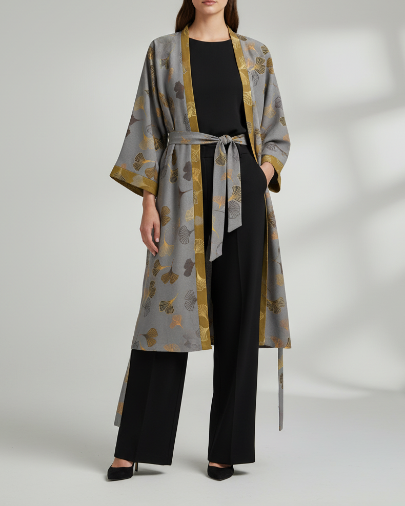 Kallos London | Cotton Gauze Kimono Robe