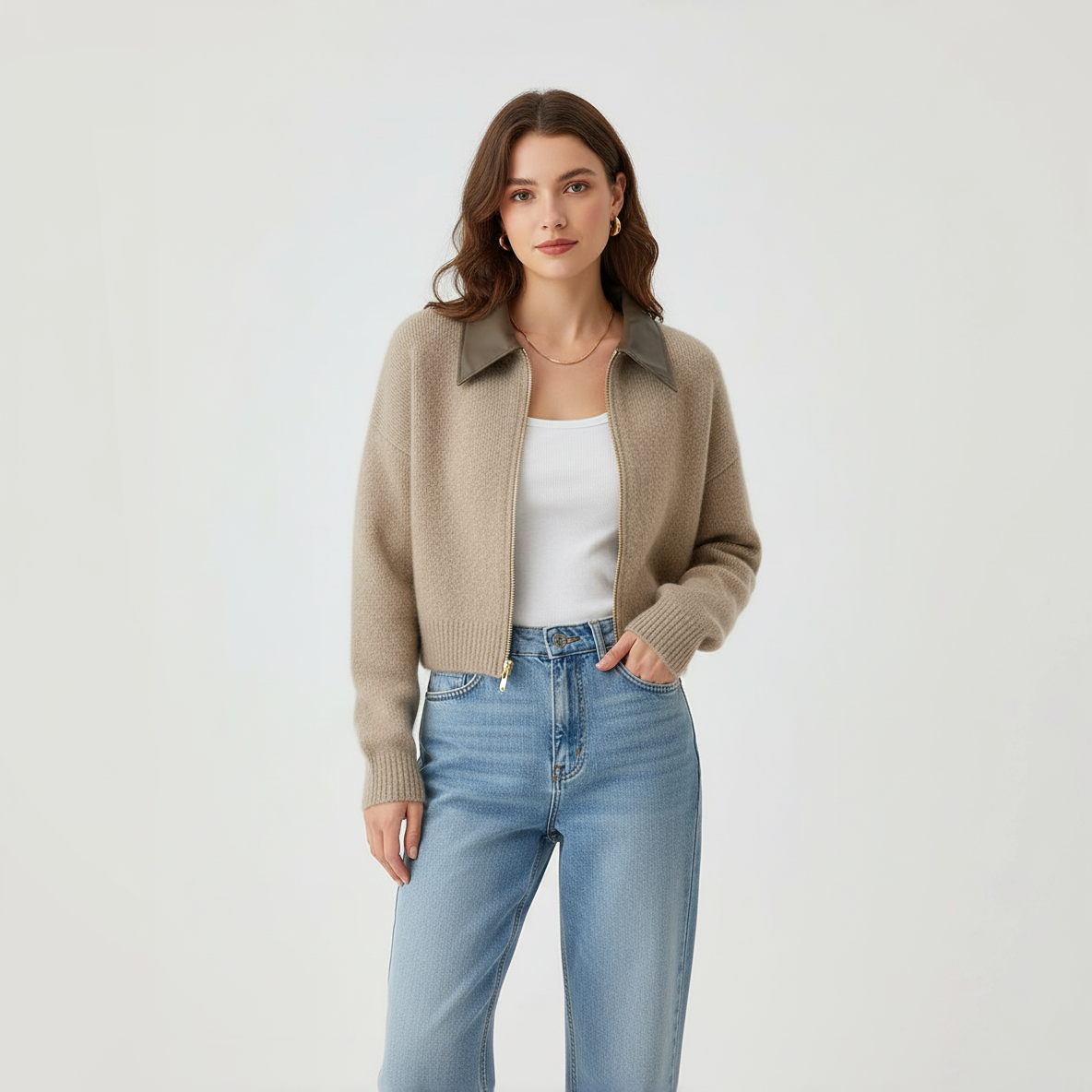 Kallos London Patchwork Knit Pullover