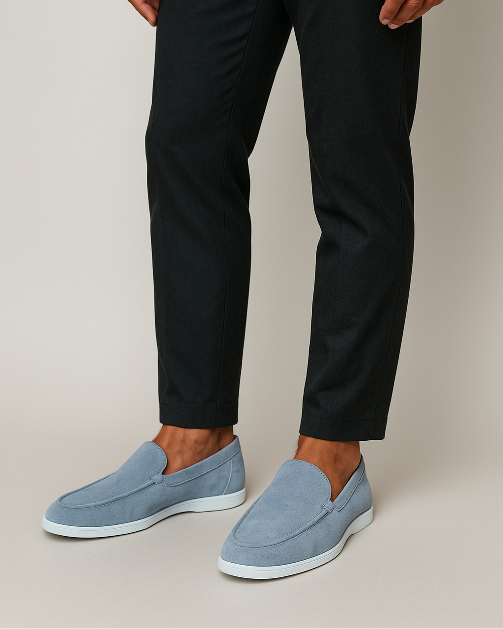 Kallos London | Elegant Premium Suede Slip-On Loafers