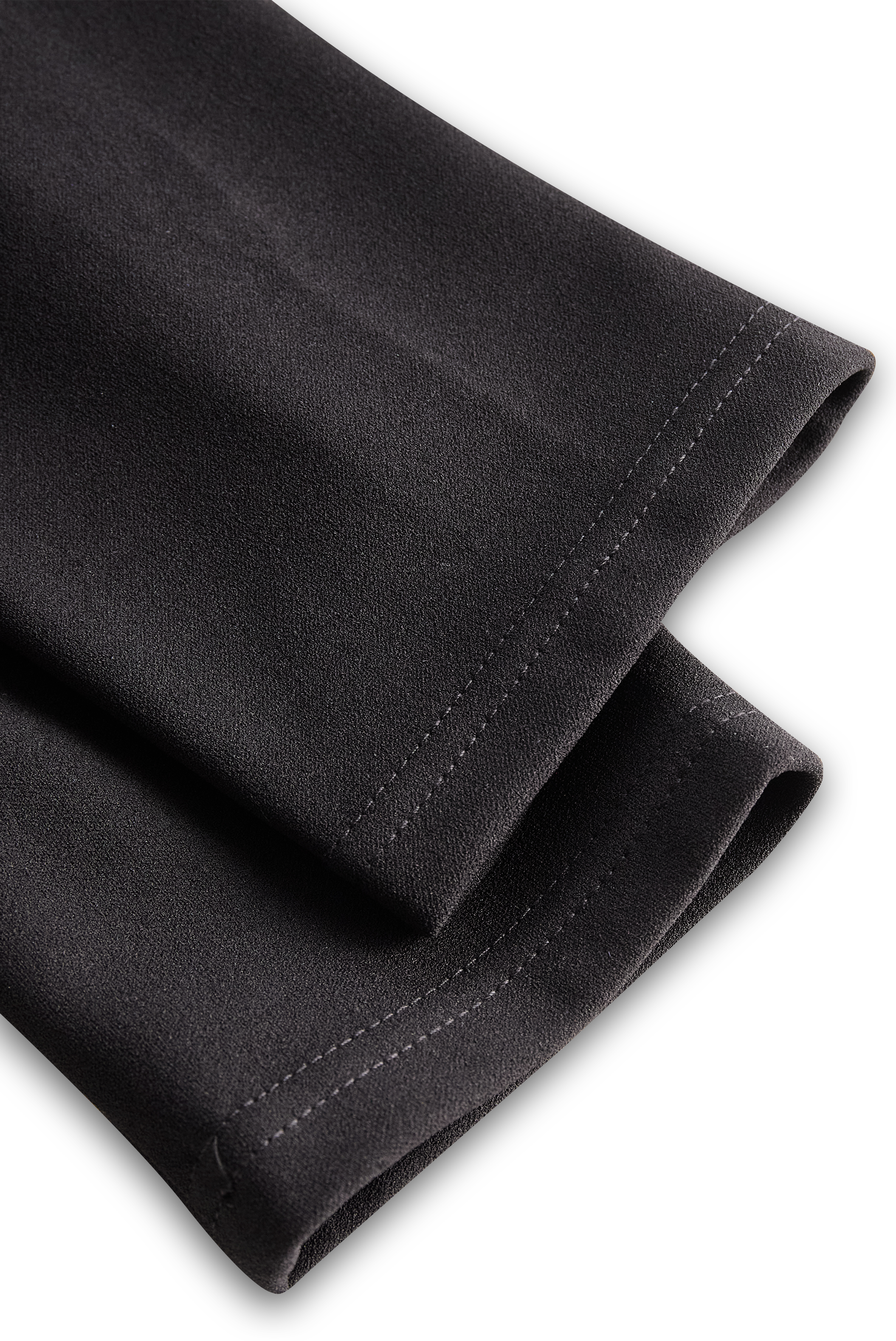 Elegant Belted Dress with Mandarin Collar