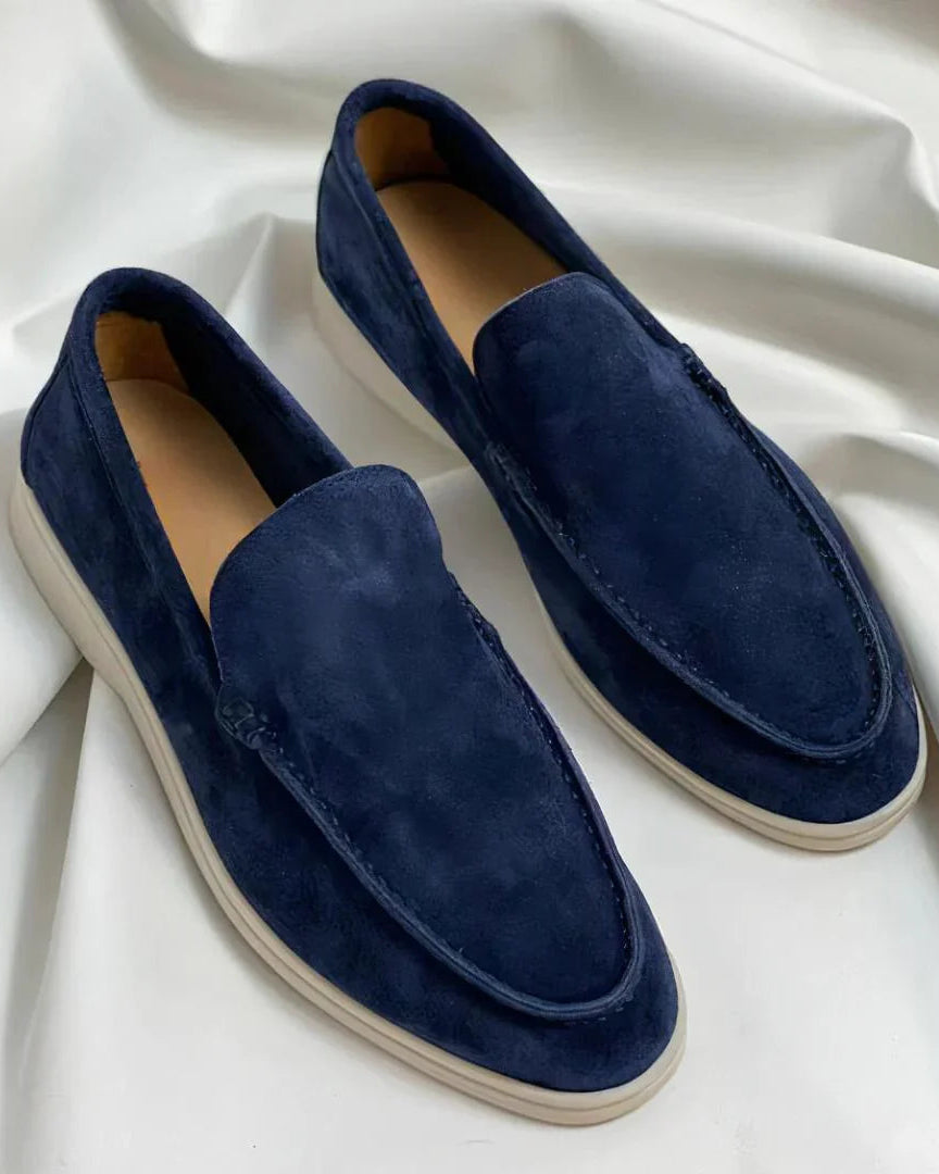 Kallos London | Elegant Premium Suede Slip-On Loafers