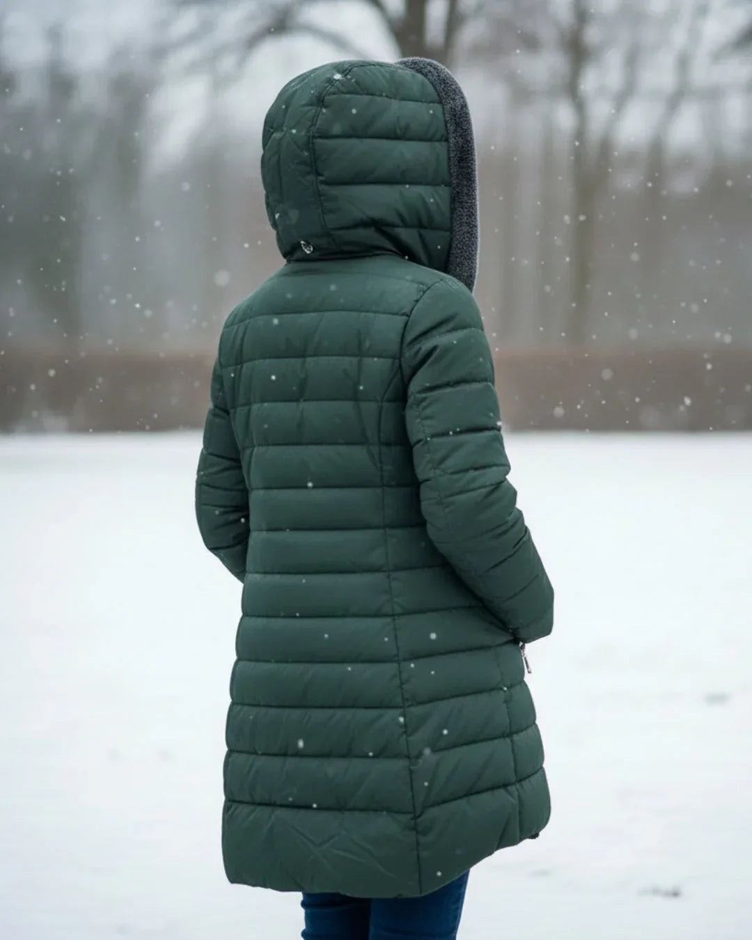 Kallos London | Quilted Winter Coat Elegant Warmth