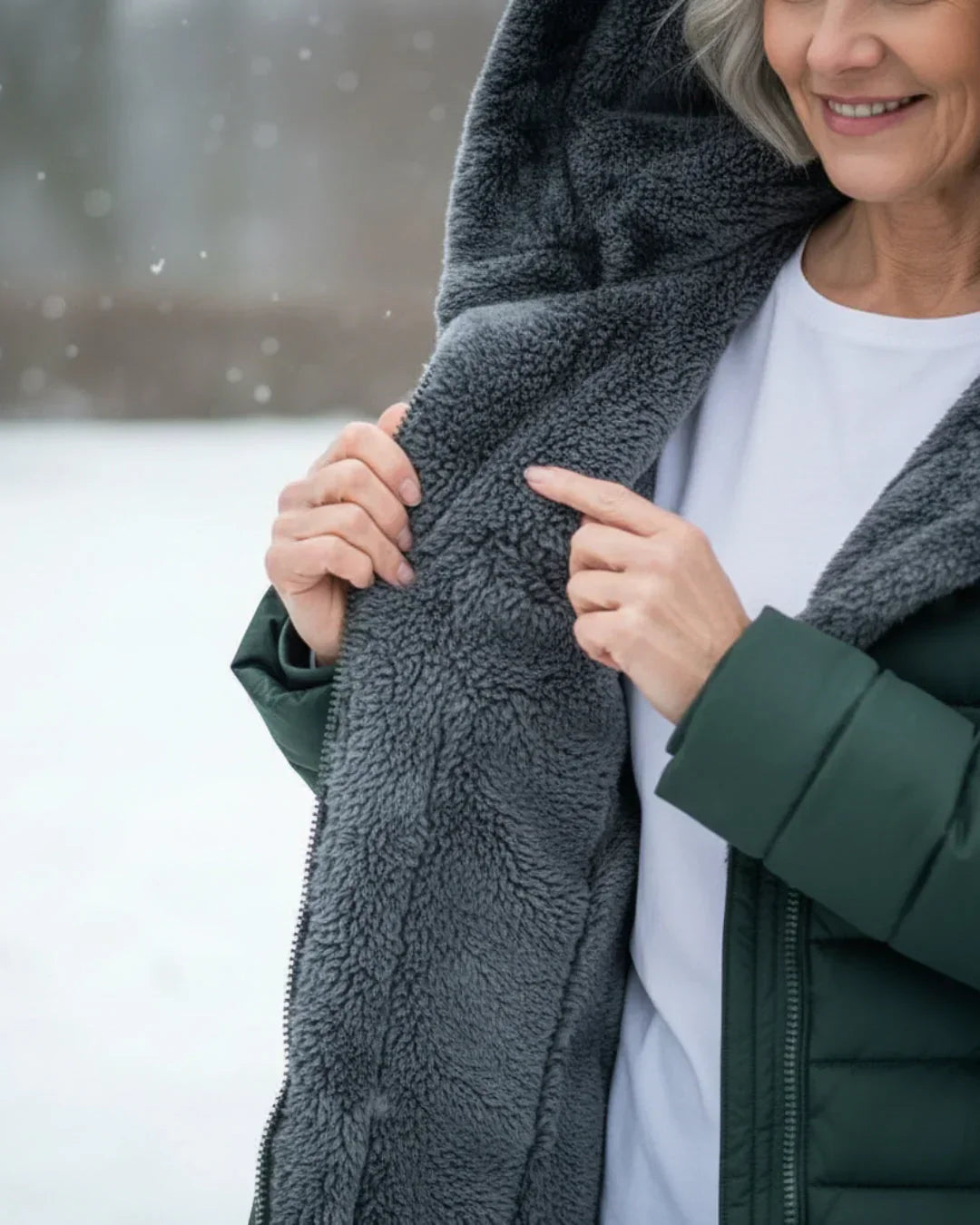 Kallos London | Quilted Winter Coat Elegant Warmth