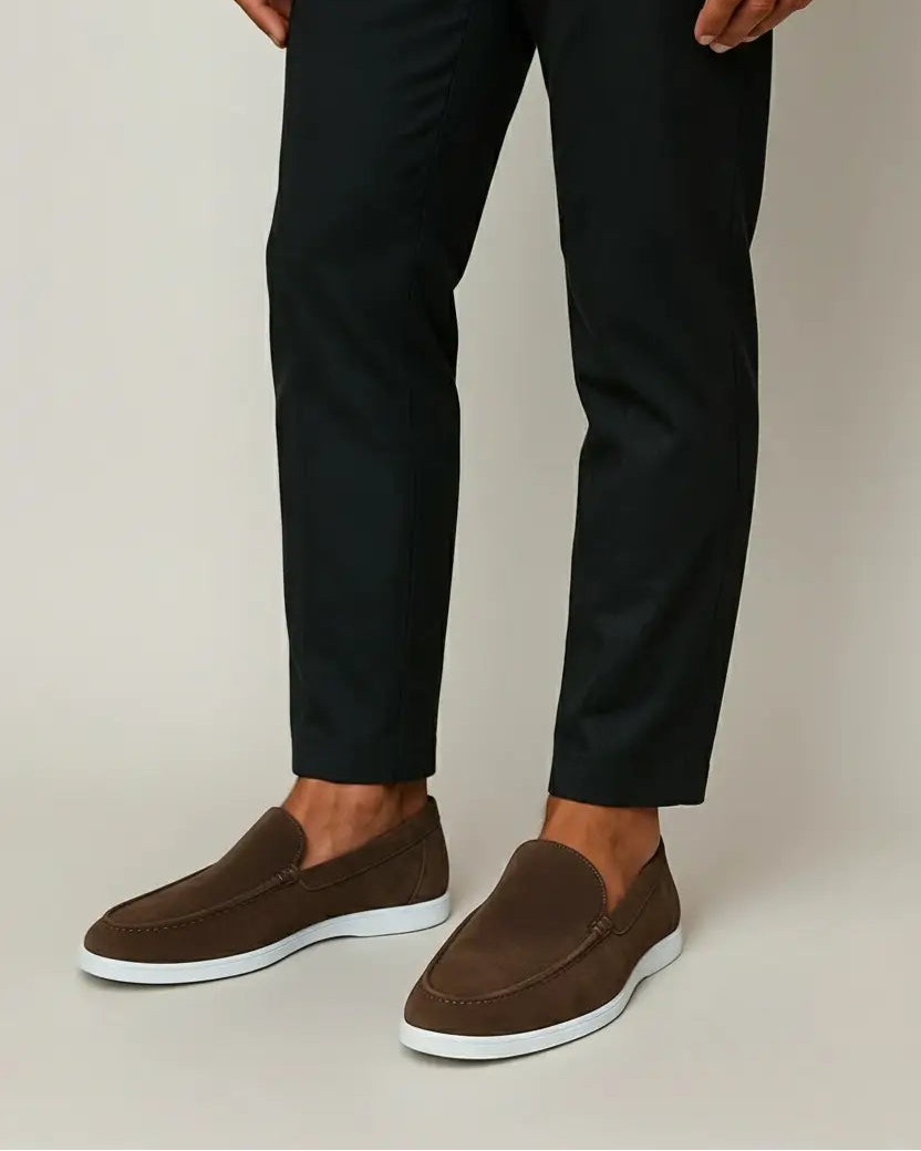 Kallos London | Elegant Premium Suede Slip-On Loafers