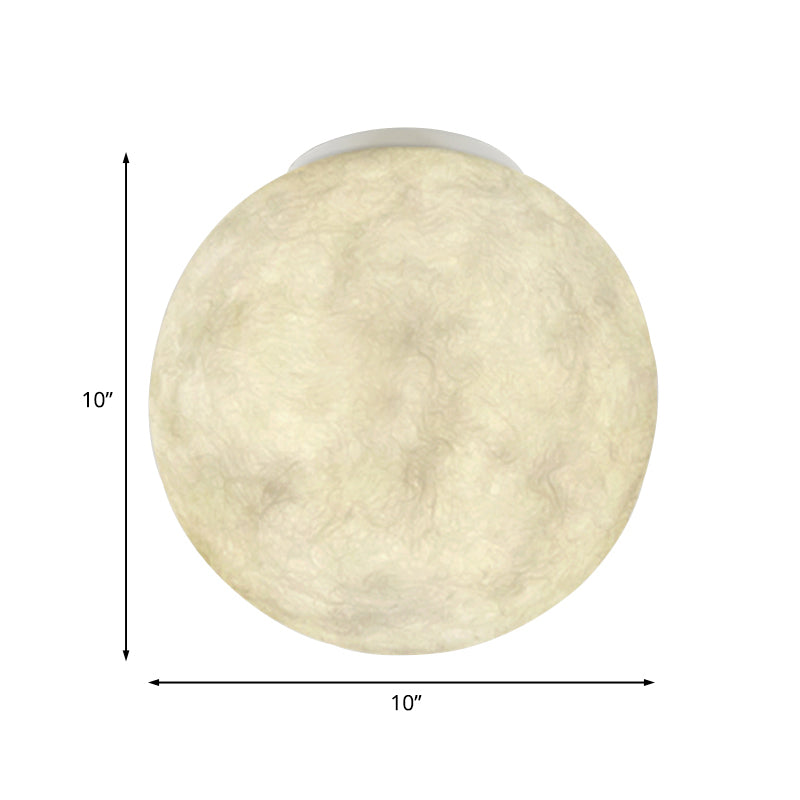 Plafonnier de Balcon en Verre Lunaire