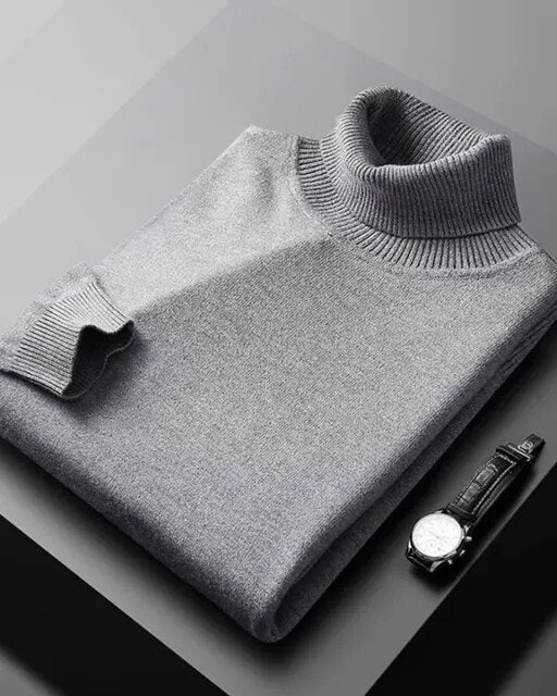 Kallos London | Luxury Cashmere Men’s Turtleneck Sweater