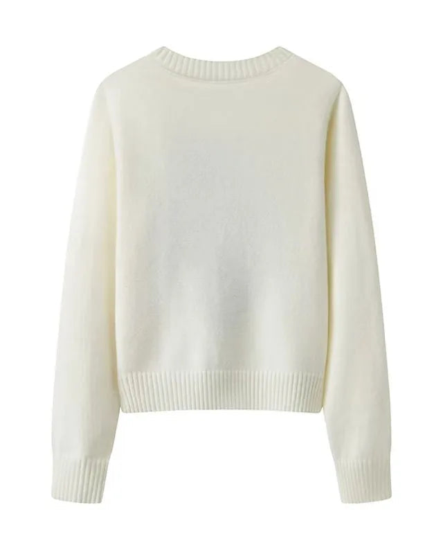 Kallos London | Women’s Cashmere Cartoon Knit Sweater