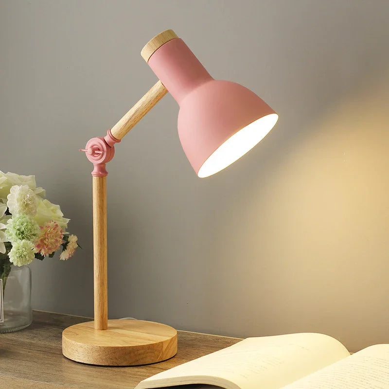 Garduru Dyed Wooden Table Lamp