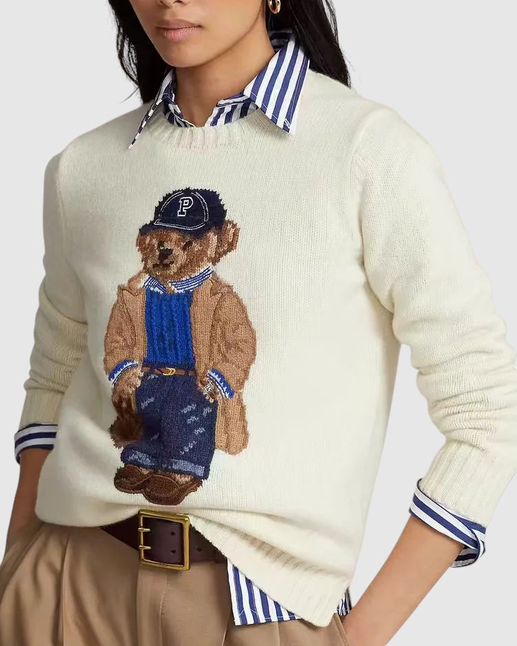 Kallos London | Women’s Cashmere Cartoon Knit Sweater
