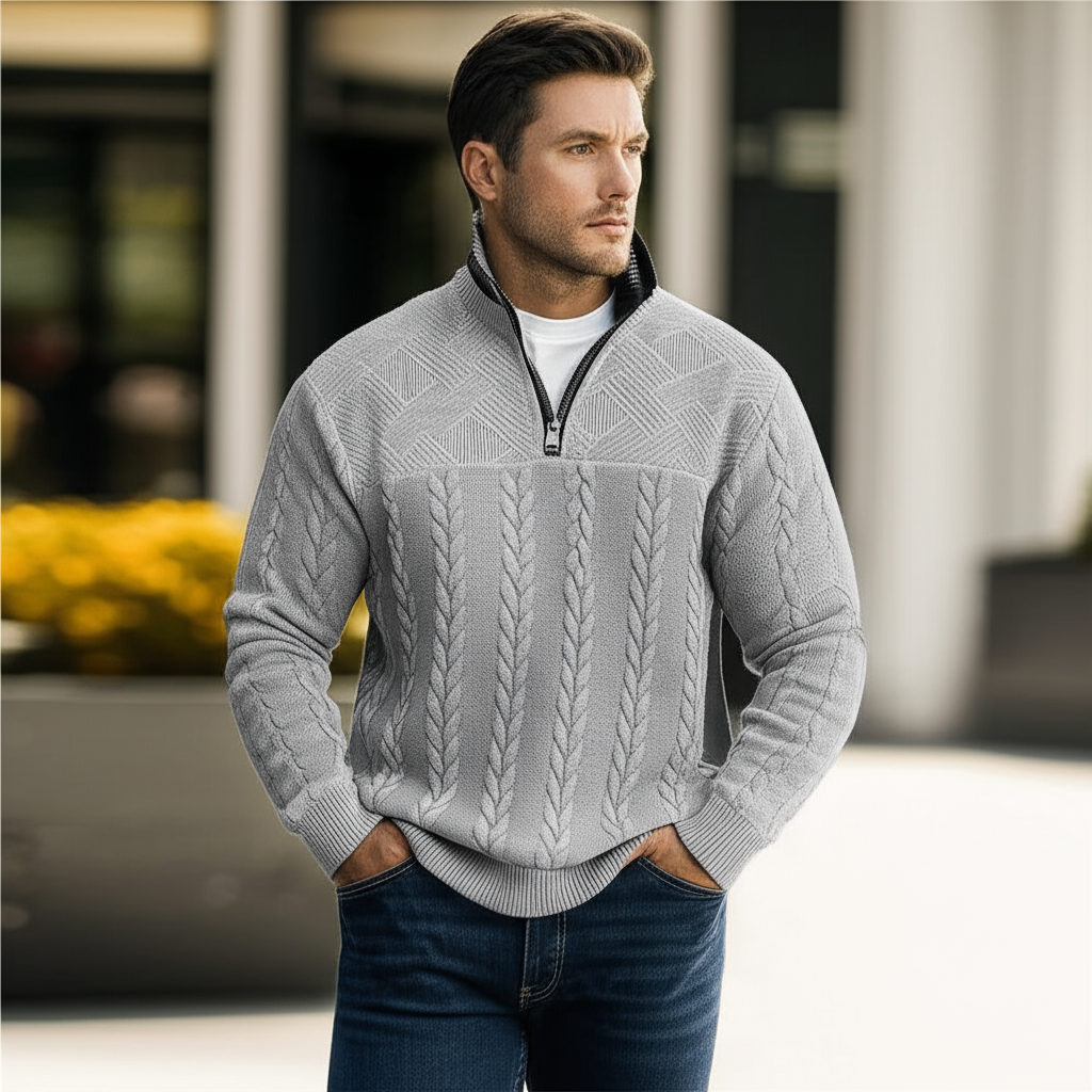 Kallos London | Premium Quarter Zip Sweatshirt