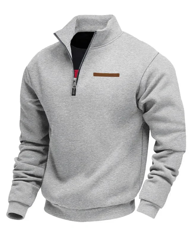 Kallos London | Soft Fleece Quarter-Zip Sweatshirt