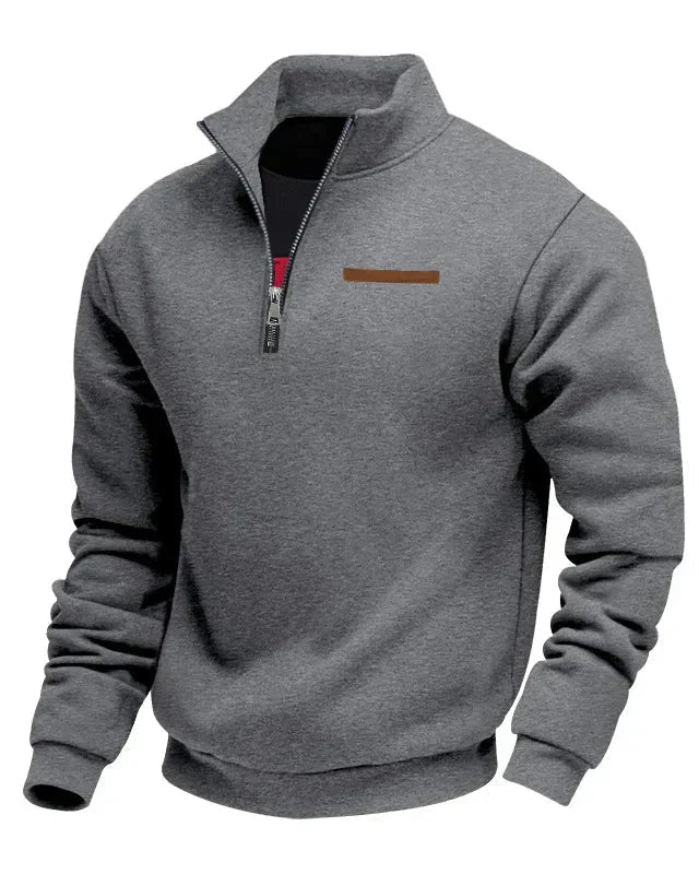 Kallos London | Soft Fleece Quarter-Zip Sweatshirt