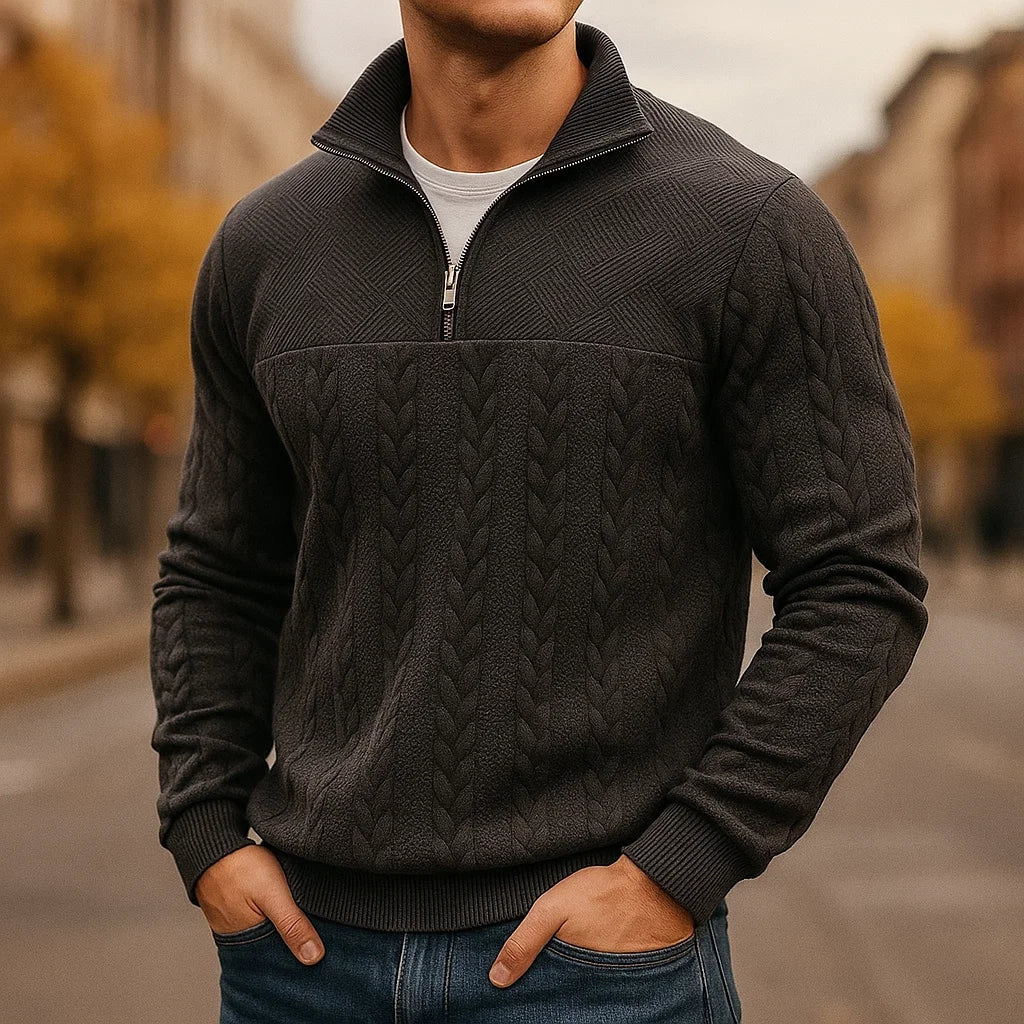 Kallos London | Premium Quarter Zip Sweatshirt