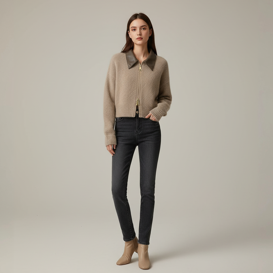 Kallos London Patchwork Knit Pullover