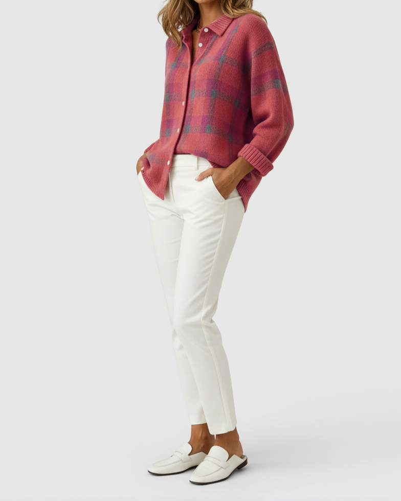 Kallos London | Classic Striped Soft Knit Sweater