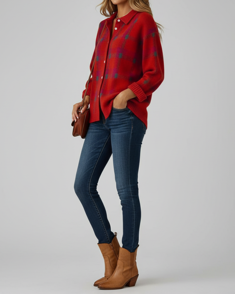 Kallos London | Classic Striped Soft Knit Sweater