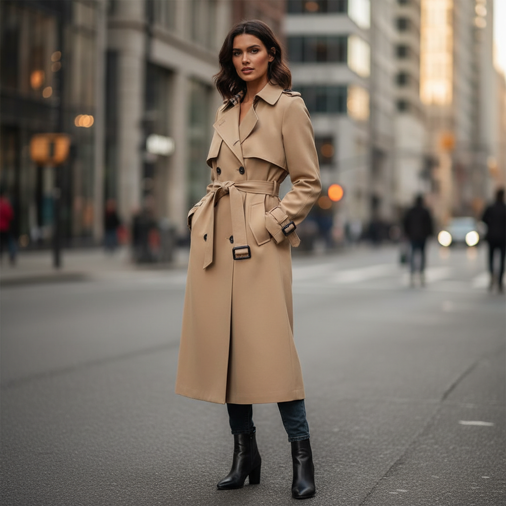 Timeless Belted Trench Coat