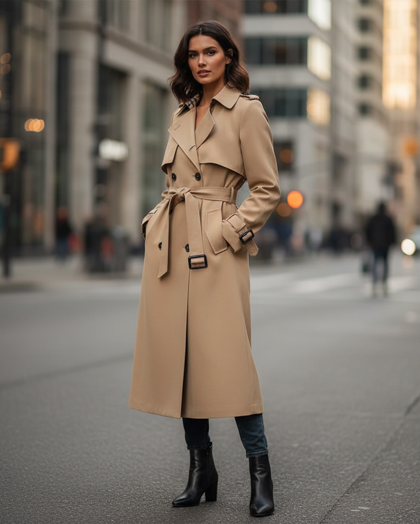 Timeless Belted Trench Coat