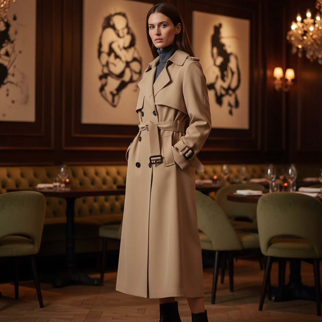 Timeless Belted Trench Coat
