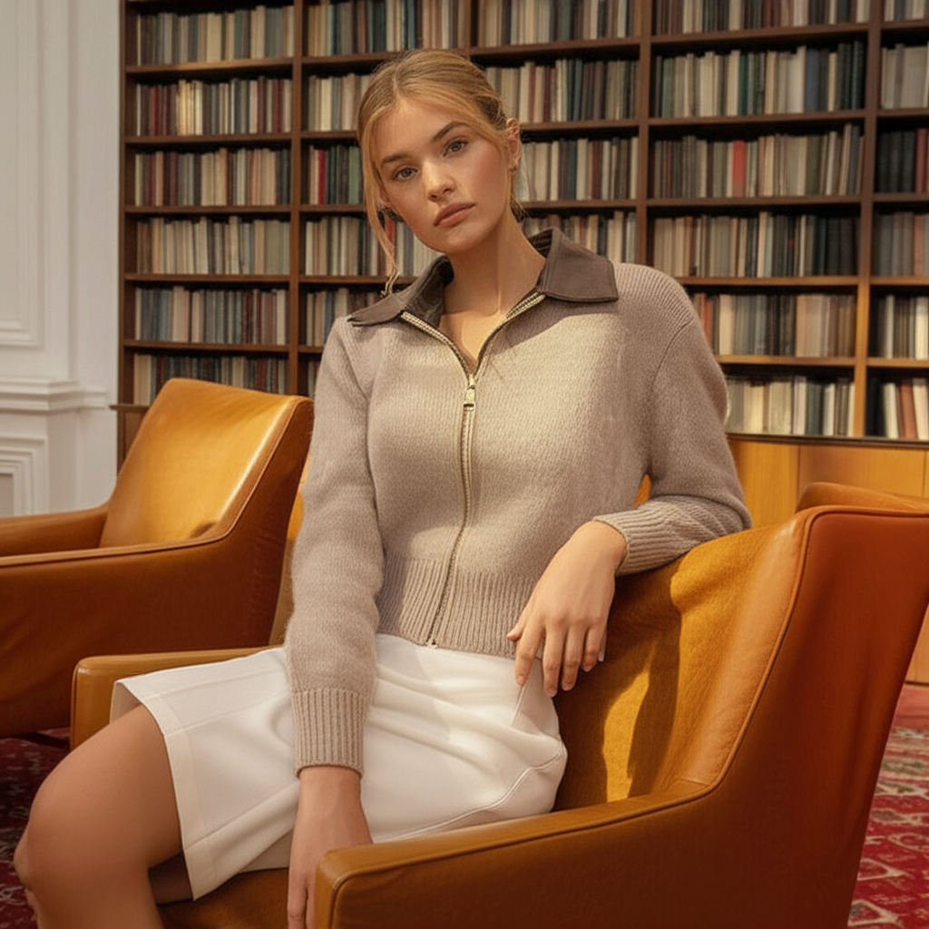 Kallos London Patchwork Knit Pullover